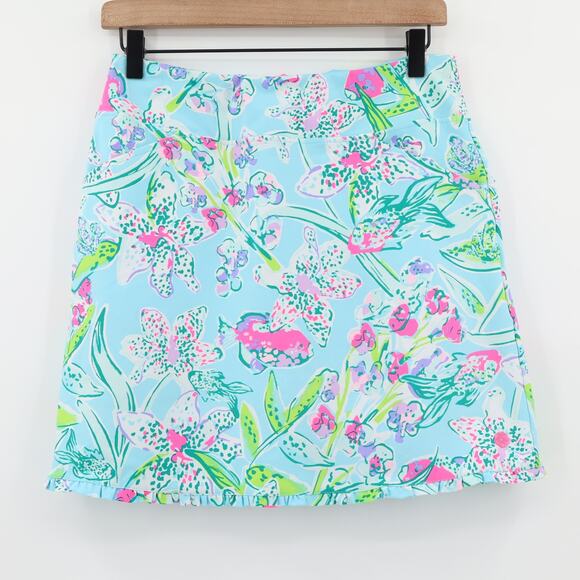 Lilly Pulitzer Women's Luxletic Performance Golf/Tennis Skort Floral Sz 4 - Picture 1 of 7